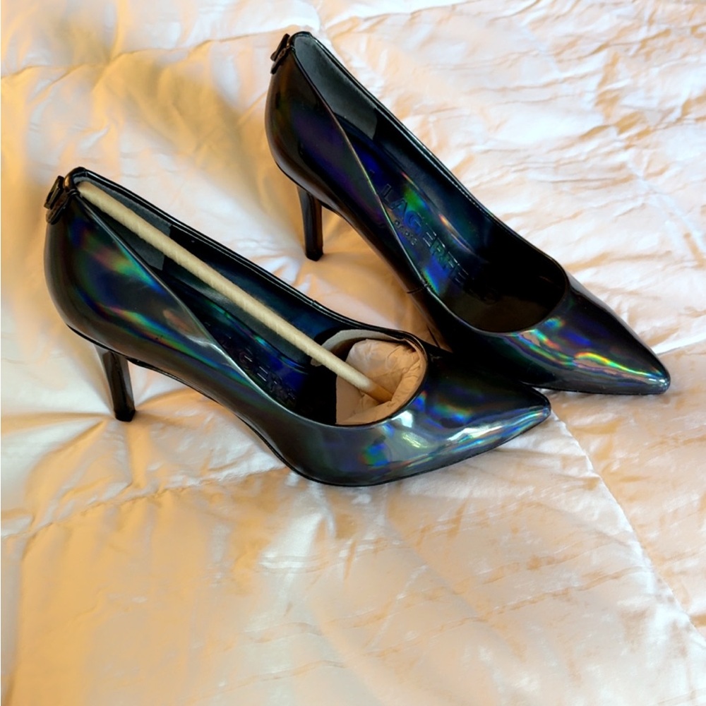 Karl Lagerfeld Iridescent heels